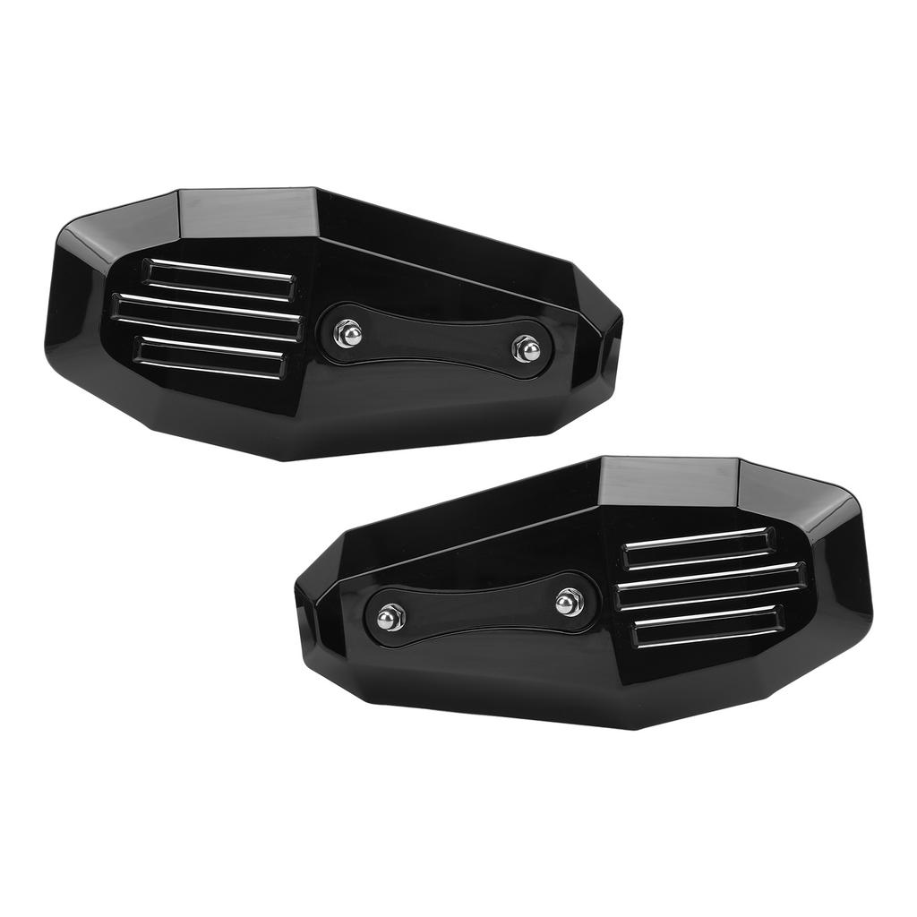 2PCS Motorcycle Hand Guard Protective Universal Polycarbonate Motorbike AccessoryBlack