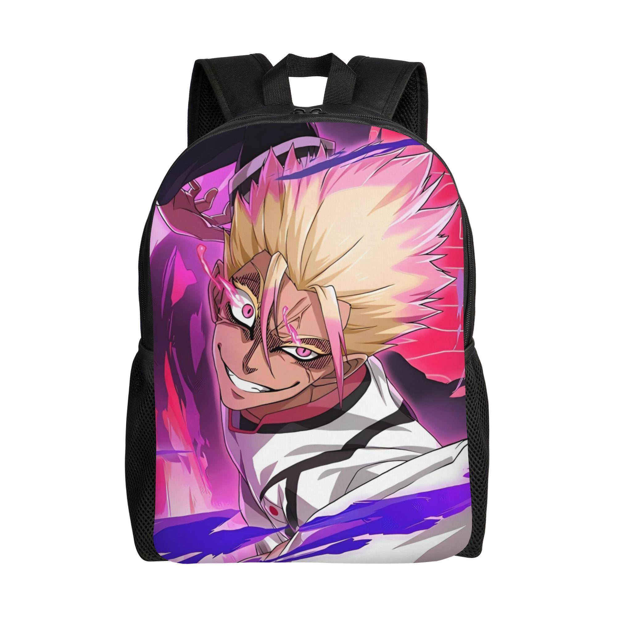 Ryusei Shidou Blue Locks Backpack for Men Women Casual Student Business Daypack Football Anime Laptop Computer Shoulder Bag Gift One Size