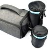 Camera Lens Pouch for Case Univeral for Telephoto Zoom Lens Zipper Bag Nylon Thickened Lens Protective Bag