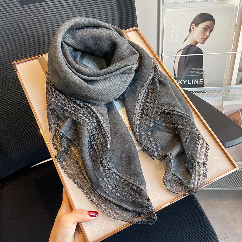 

Большие солнцезащитные шарфы 100*100 см для женщин, однотонный летний декоративный шарф из полиэстера 100x100cm