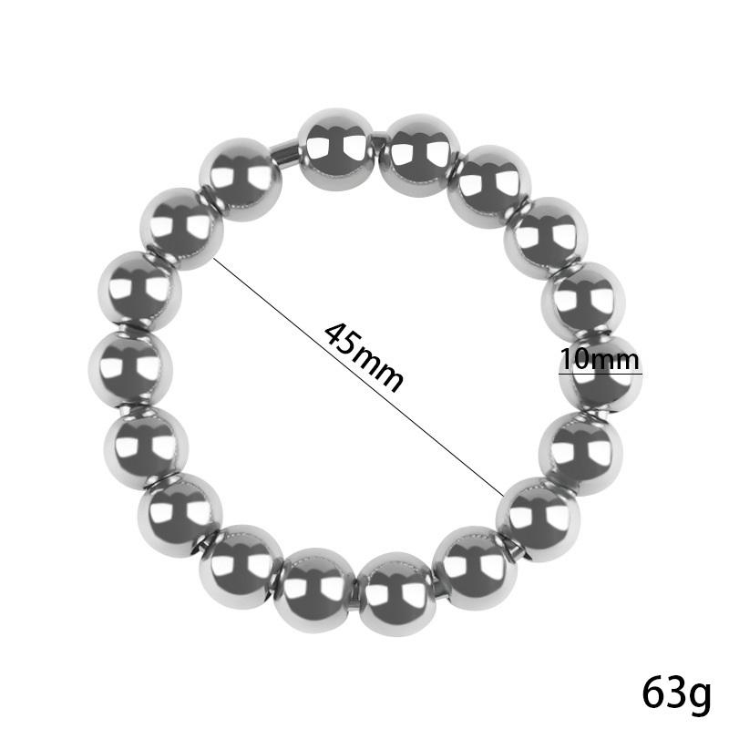 Stainless Steel Small Large Metal Penis Lock Cock Ring Set Delay Ejaculation Ball Erection Cock Ring Slave Male Sex Toy Man