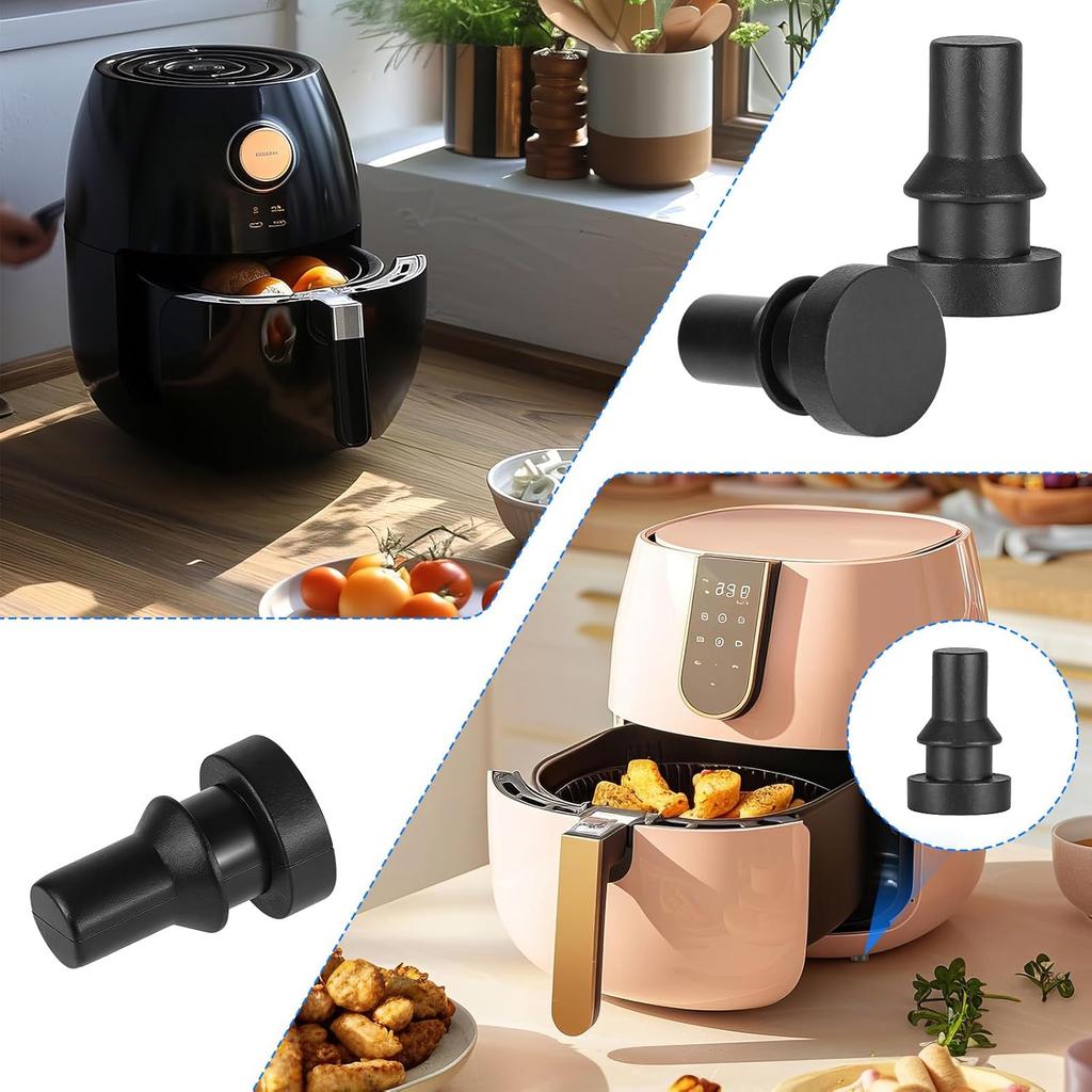 Rubber Feet for Slow Cookers, 12 Pcs Replacement Slow Cooker Legs, Prevent Scratches and Marks, Slow Cookers Ert Accessories (Black)