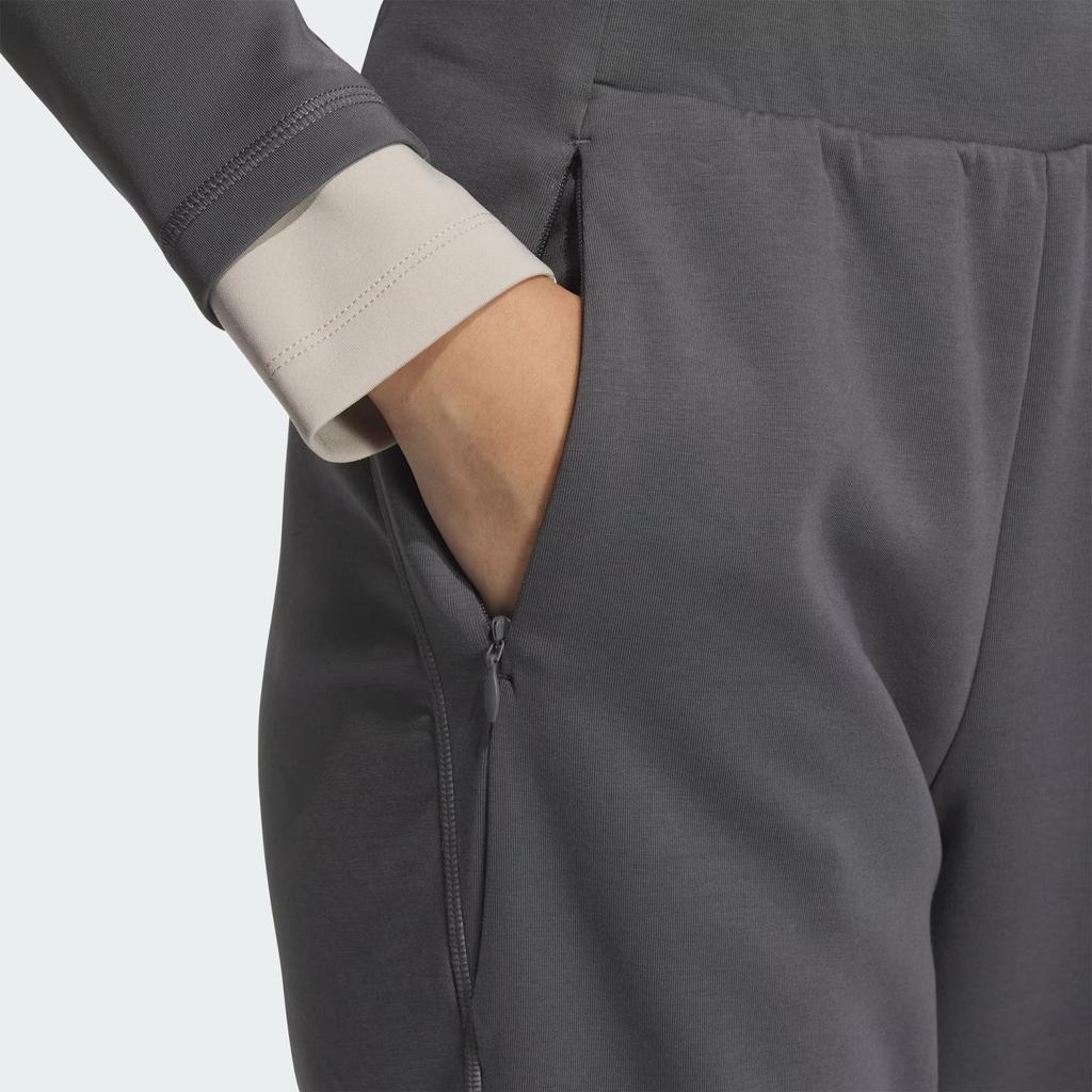 New Adidas FW24 Casual Pants Women's Dark Gray JM6204