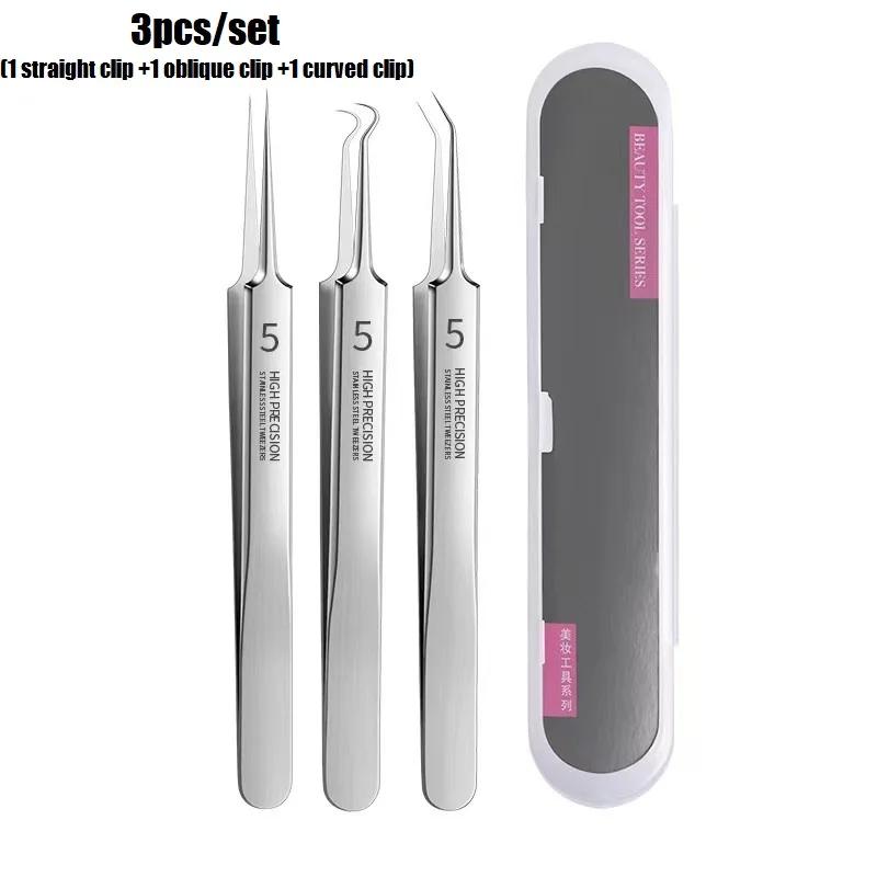 

Pro Ultra-fine No. 5 Acne Blackhead Removal Tweezers Acne Pimples Needles Deep Cleaner Clip Beauty Salon Face Skin Care Tool