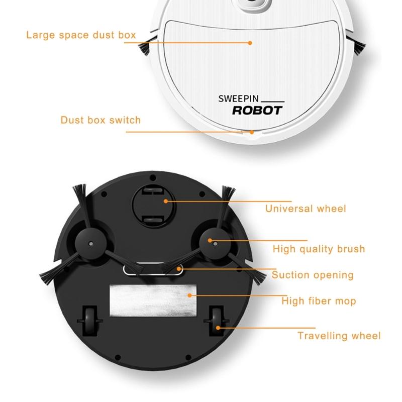 Powerful Vacuum Cleaner Convenient Robot Vacuum Sweeping Machine Sweeperes for Pet Owneres and Different Surfaces