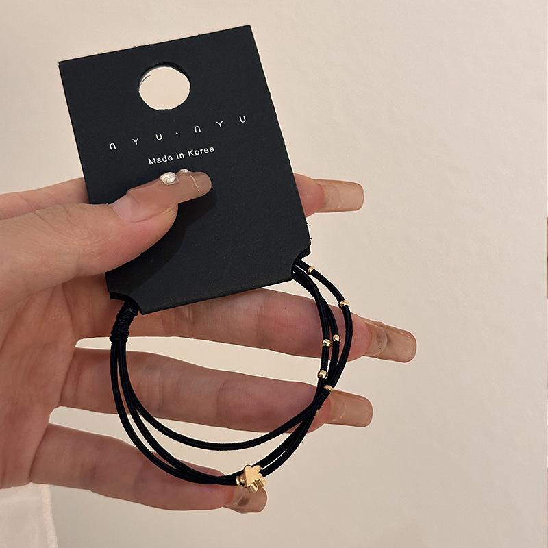 Multi-strand Elastic and Simple Girl Hair Tie, Golden Star Hair Band, Rubber Band, Korean-style Versatile Bun Hair Tie