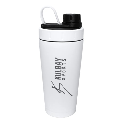 Kulbay Sports STEEL | Insulated 650ml Stainless Steel Protein Shaker | Vacuum Shaker | 18oz (Approx. 500ml) Capacity | with Ball