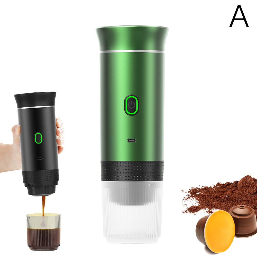 NewPortable Electric Capsule Coffee Machine American Italian Pump-pressure Compact and Concentrated Car Travel Home New Model