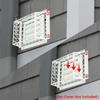 2Pcs Dryer Vents Bird Guard Replacement Carbon Steel Ventilation Bird Cage for 3 To 4inch Exhaust Fan Cover Easy To Use