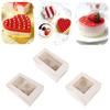 10Pcs Cupcake Boxes Cake Boxes with Clear Window 2/4/6 Holes Muffin Boxes for Holidays Weddings Birthdays Party Favors