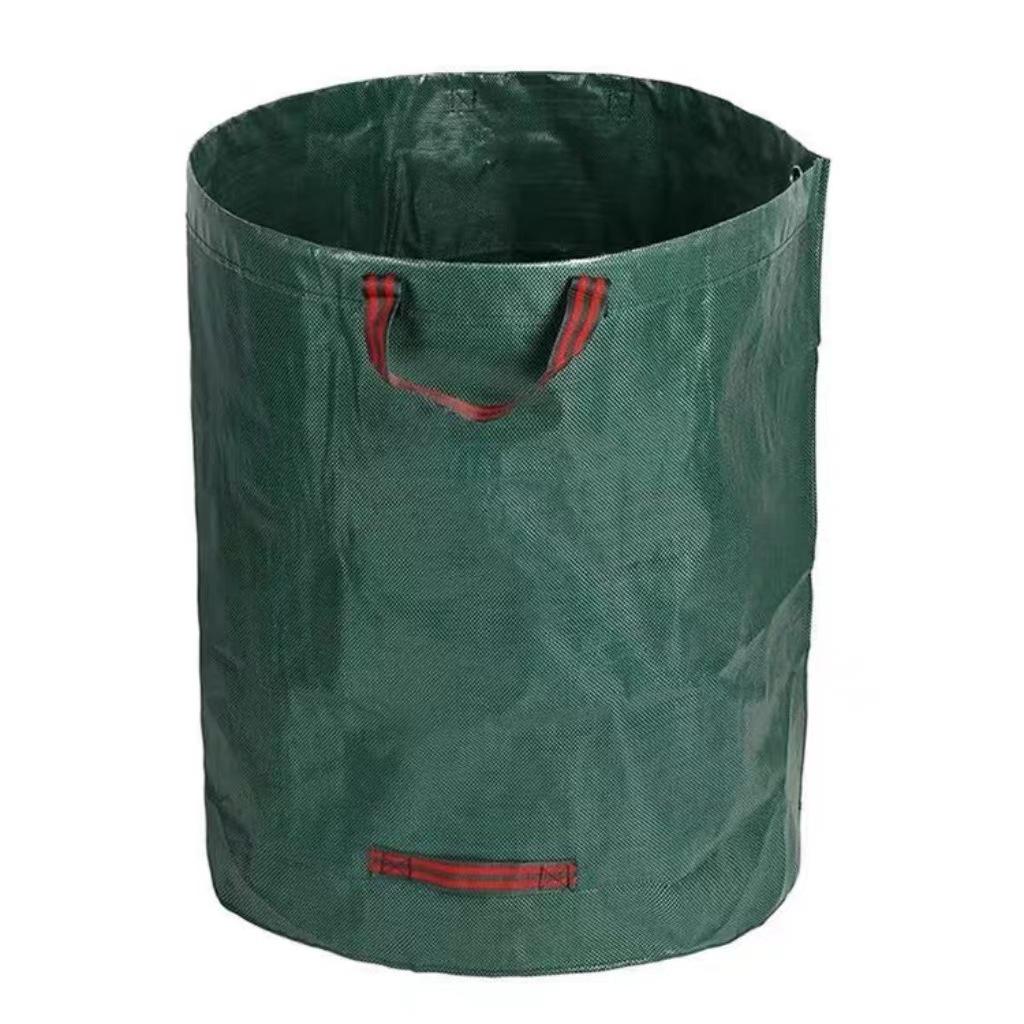 Waterproof PP Woven Garden Leaf and Weed Storage Bag, Large Capacity