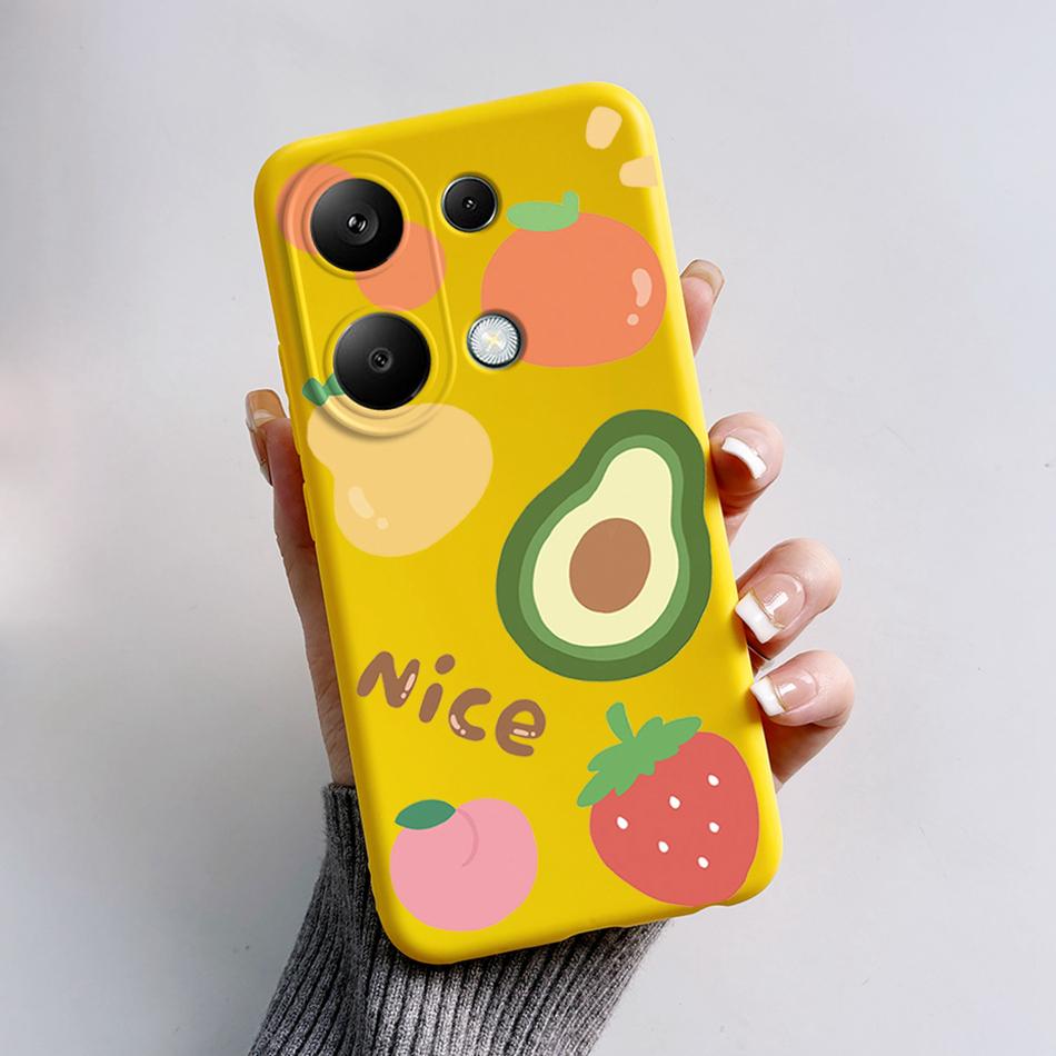 For Poco M6 Pro 4G Case Silicon Cover Soft Bumper for Xiaomi Poco M6 Pro M6Pro 4G Global Phone Cases M 6 Pro Cartoon TPU Shells