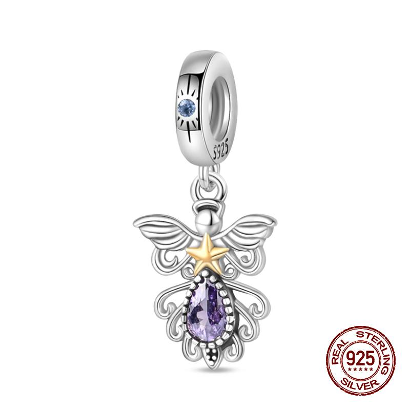 Classic 100% Copper Daemon Angel Cross Evil Eye Charms Beads Fit 3Mmoriginal Bracelets Diy Party Jewelry