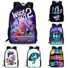 Spacious 15-inch Inside Out 2 Backpack Durable Oxford Cloth School Book Bag