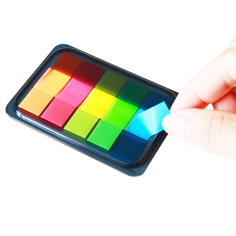 Deli 9060 Fluorescent Index Tabs