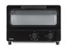 Toshiba HTR-PZ3(K) Toaster Oven, 2-Slice Toaster, Black, with Temperature Control, Included Tray, and 15-Minute Timer