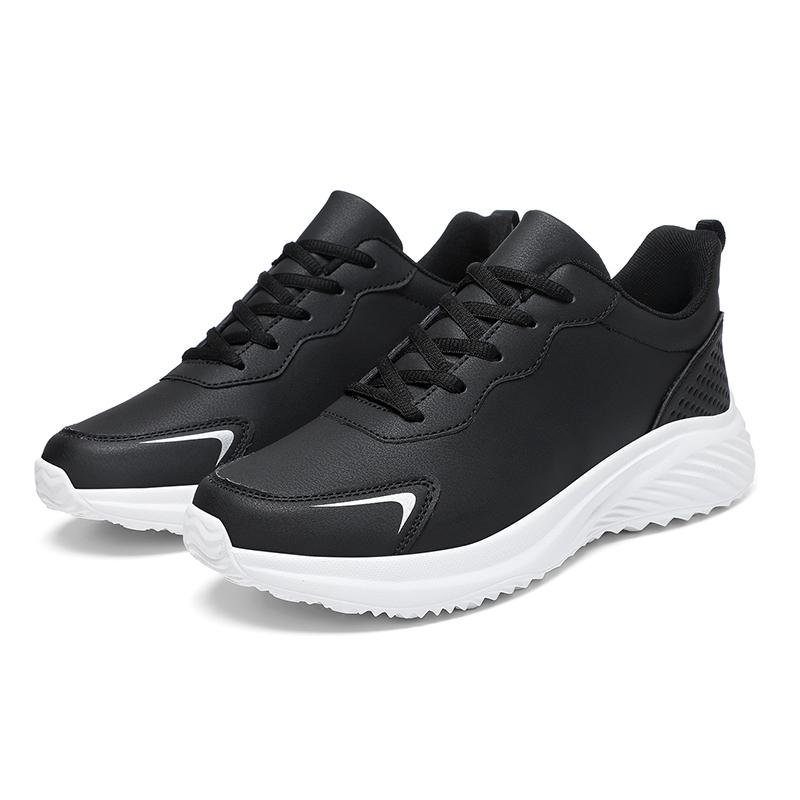 

39-48 Мужские кроссовки Мягкая подошва Ультралегкие Водонепроницаемые Нескользящие Износостойкие Мужская спортивная обувь большого размера 40 чёрный/белый