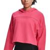 Under Armour Taped Fleece Hoodie Women hoodies Lemon-Juice Pink 1328947-668