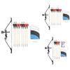Mini Recurve Bow Arrows Set With Target Paper Instruction For Parent-child Interactive Toy Decompression Crafts Competition