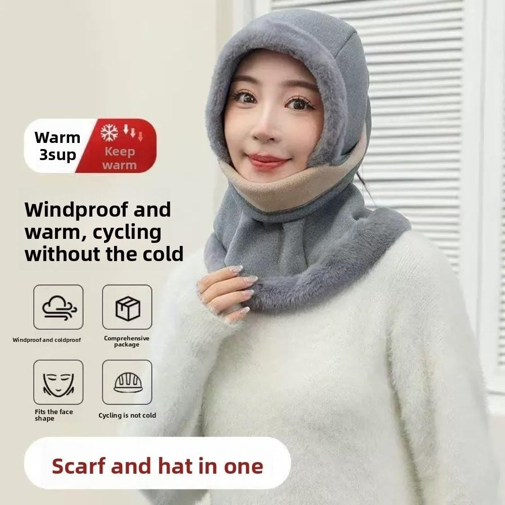 Warm Pullover Cap Windproof Lei Feng Hat New Neck Warmer  Unisex