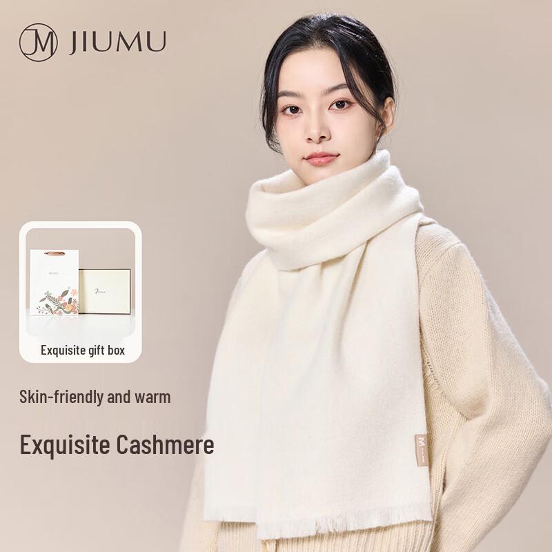 JIUMU Women's Cashmere & Wool Blend Scarf