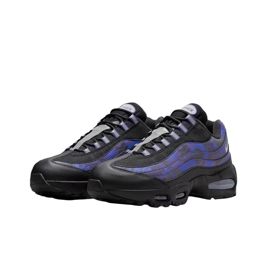 Nike Air Max 95 OG Purple Camo Unisex Sneakers Court-Purple Black Cave-Purple HQ1973-500