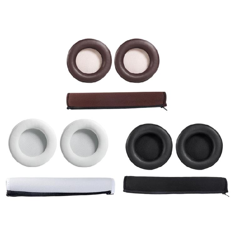Over-Ear Headphone Maintenance Kit with Ear Pad and Headband Cover, Protein Leather Daily Care Set for Home Use