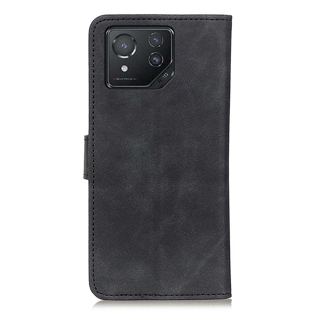 KHAZNEH Etui dla Asus ROG Phone 8 5G/Phone 8 Pro 5G Magnetyczny Portfel z Retro Skóry Ochraniacz na Telefon