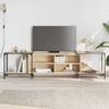 VidaXL TV Cabinet Sonoma Oak 203x37x50 Cm Engineered Wood 837608