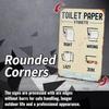 Toilet Paper Etiquette Metal Sign, 12 x 8 inches