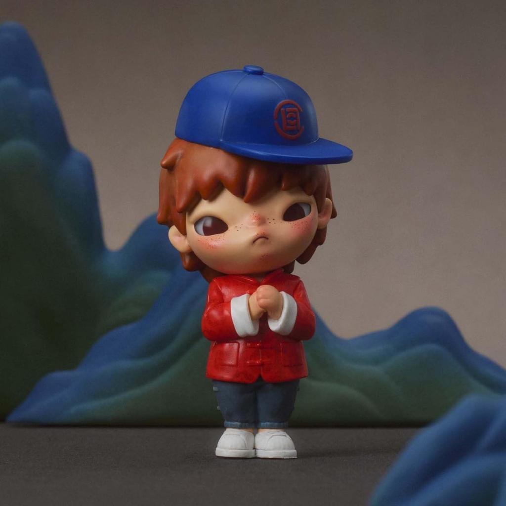 POP MART Hirono × Clot Series Figures, 1PCs Blind Box Figures, Random Design Action Figures, Holiday Birthday Gifts, Single Box