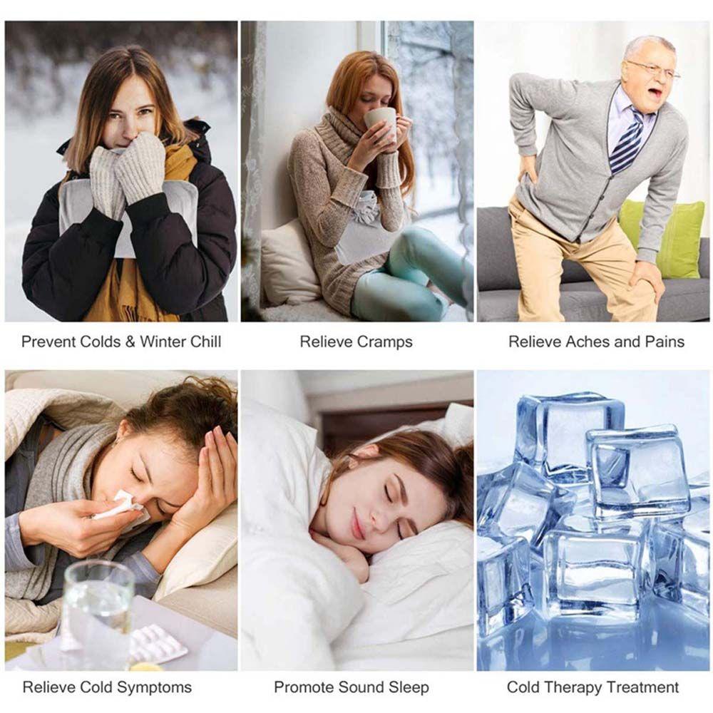 Rubber Portable Winter Keeping Warm Hand Warmer Water Injection Bag Hot Water Bottle Heat Bag