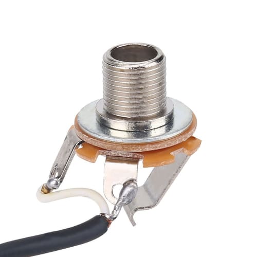 Ongwan Les Paul (LP) Guitar Wiring Harness (A500K, B500K) with 2 Volumes, 2 Tones, 1 Jackpot, and 3-Way Switch, Replacement Part for Les Paul Electric