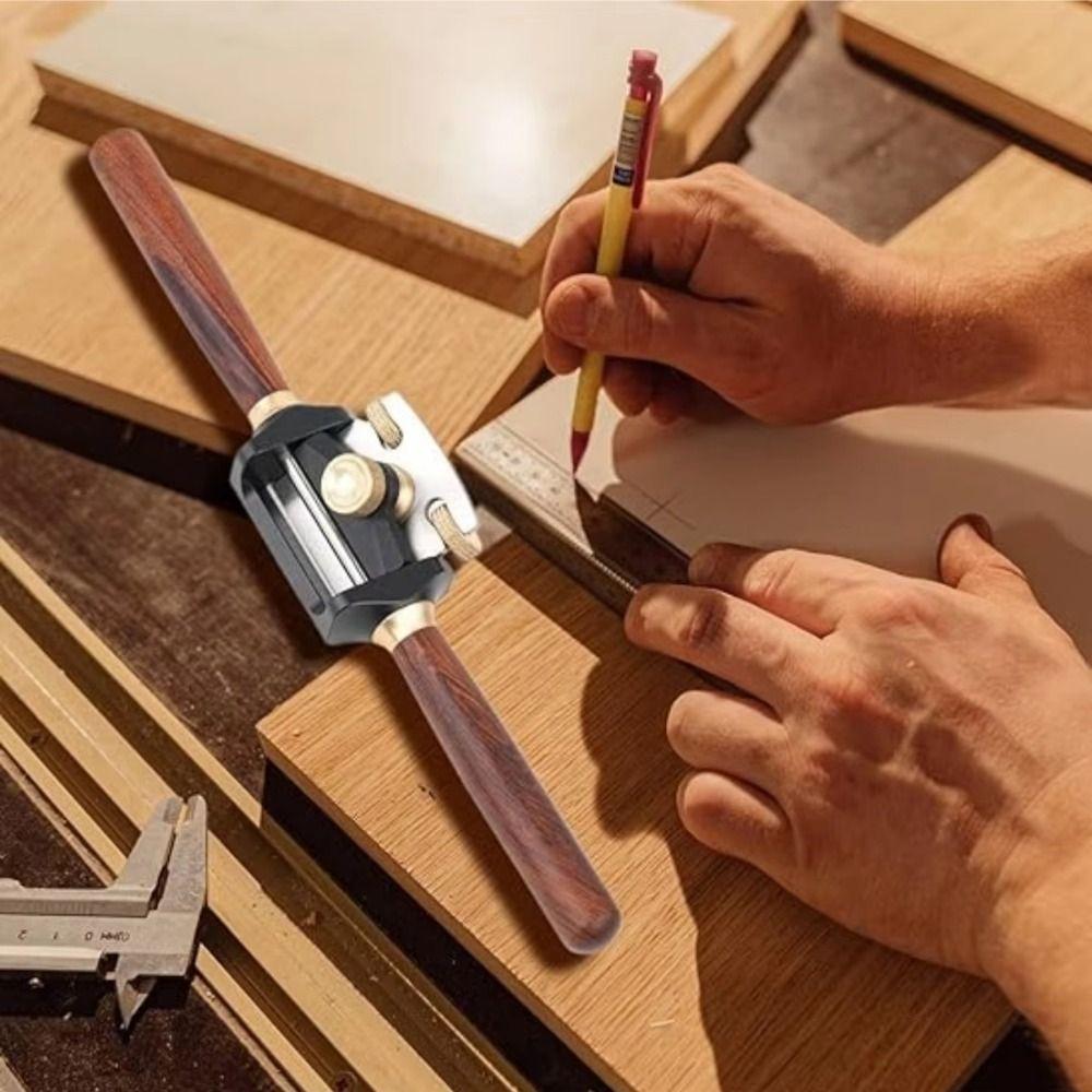 Aluminum Alloy Mini Planer Tool Sharp Precision Scraper Hand Planer Durable Flat Base Planer Woodworking Planer Trimming