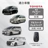 Krovat Toyota Key Case Alphard 40 Series Voxy 90 Series Vellfire Noah Smart Key Case Accessories Genuine Leather 5 Button Navy