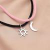 Romantic Couple Bracelet 2Pcs/Set Heart Magentic Matching Braclet Valentine Day Gift Paired Sun Moon Relationship Love Braslet
