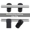 A96I-Woodworking Tenon Bezel Desktop Limit Block Desktop Positioning Gear Removable Workbench Accessories