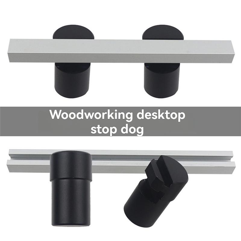 A96I-Woodworking Tenon Bezel Desktop Limit Block Desktop Positioning Gear Removable Workbench Accessories