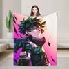 Deka My Hero Academia Anime Fleece Vtipná Prodyšná Přehozovádeka na Postel Pohovku Jaro Podzim