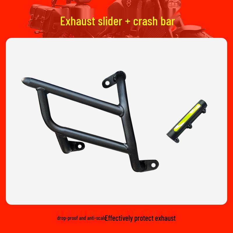 Kymco Dink G150 Scooter Bumper Crash Bar: Full Front & Rear Protection for 26 Models