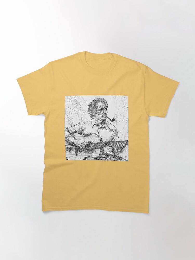 Georges Brassens GEORGES BRASSENS Tuscheporträt .1 Klassisches T-Shirt
