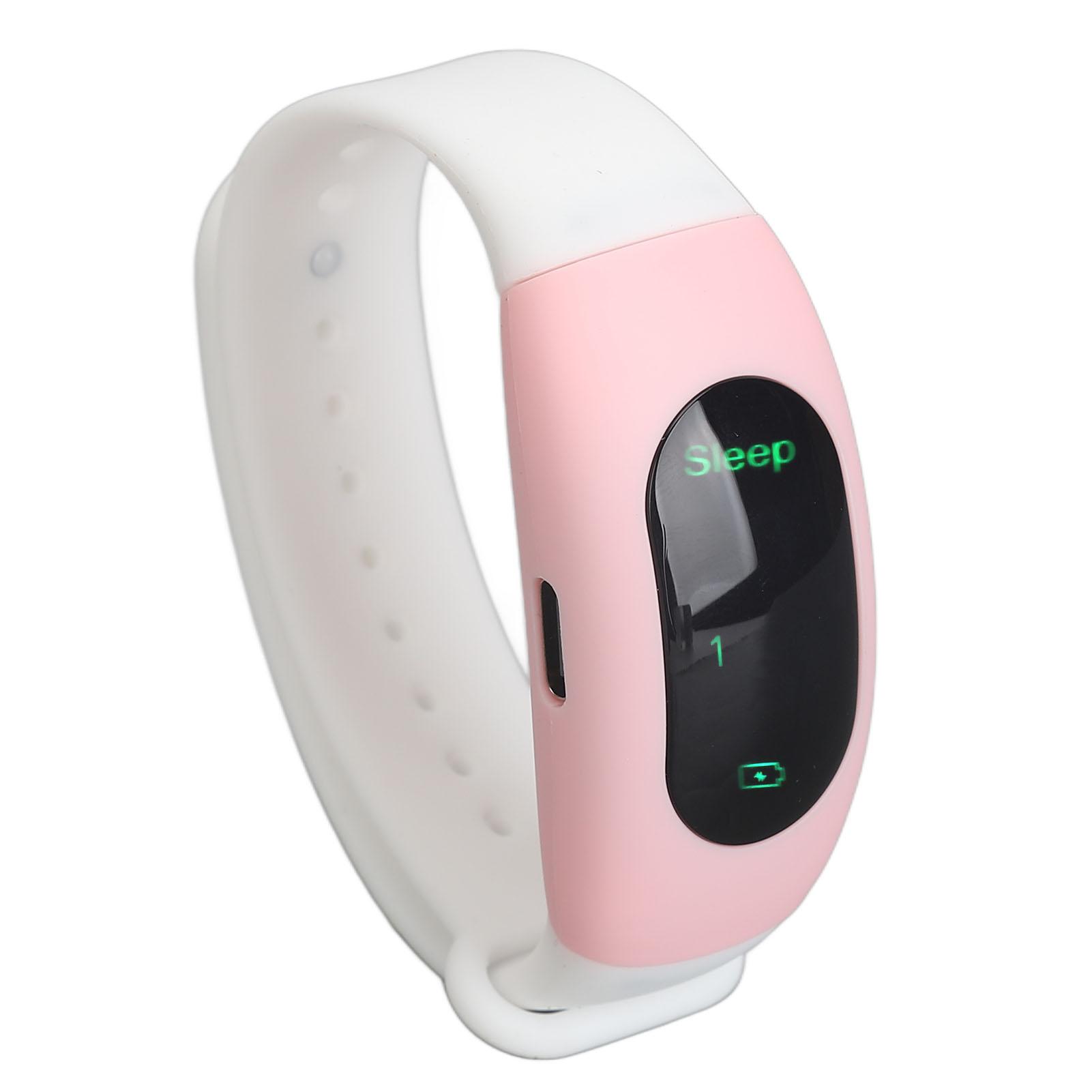 

CES Микротоковый браслет для сна, облегчение тревоги, 3 режима, 6 уровней, часы-машина для сна Pinkish