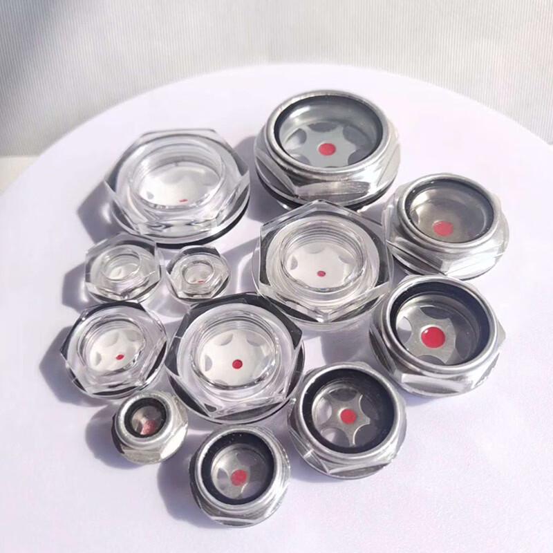 Plexiglass Transparent Oil Sight Glass