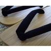 Kiso Nezuko plain black a traditional craft made in continuing a tradition of Geta Men's two-toothed, sandals, Japan, 300-year craftsmanship.