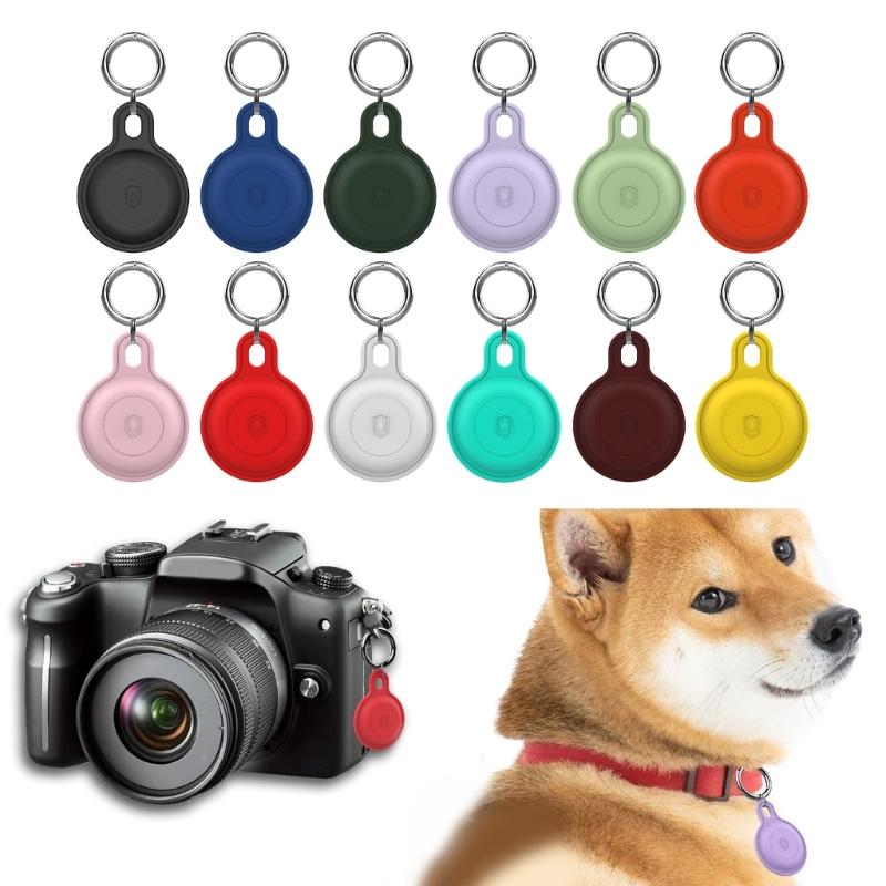 Tracker Holder for  Case Waterproof Silicone Case with Keychain, Shockproof & Dustproof Locator Holder