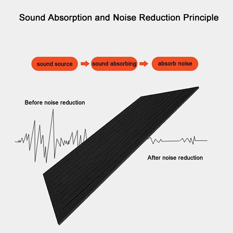 6pcs 30*30cm Felt Display Board Vertical Stripe Wall Sticker