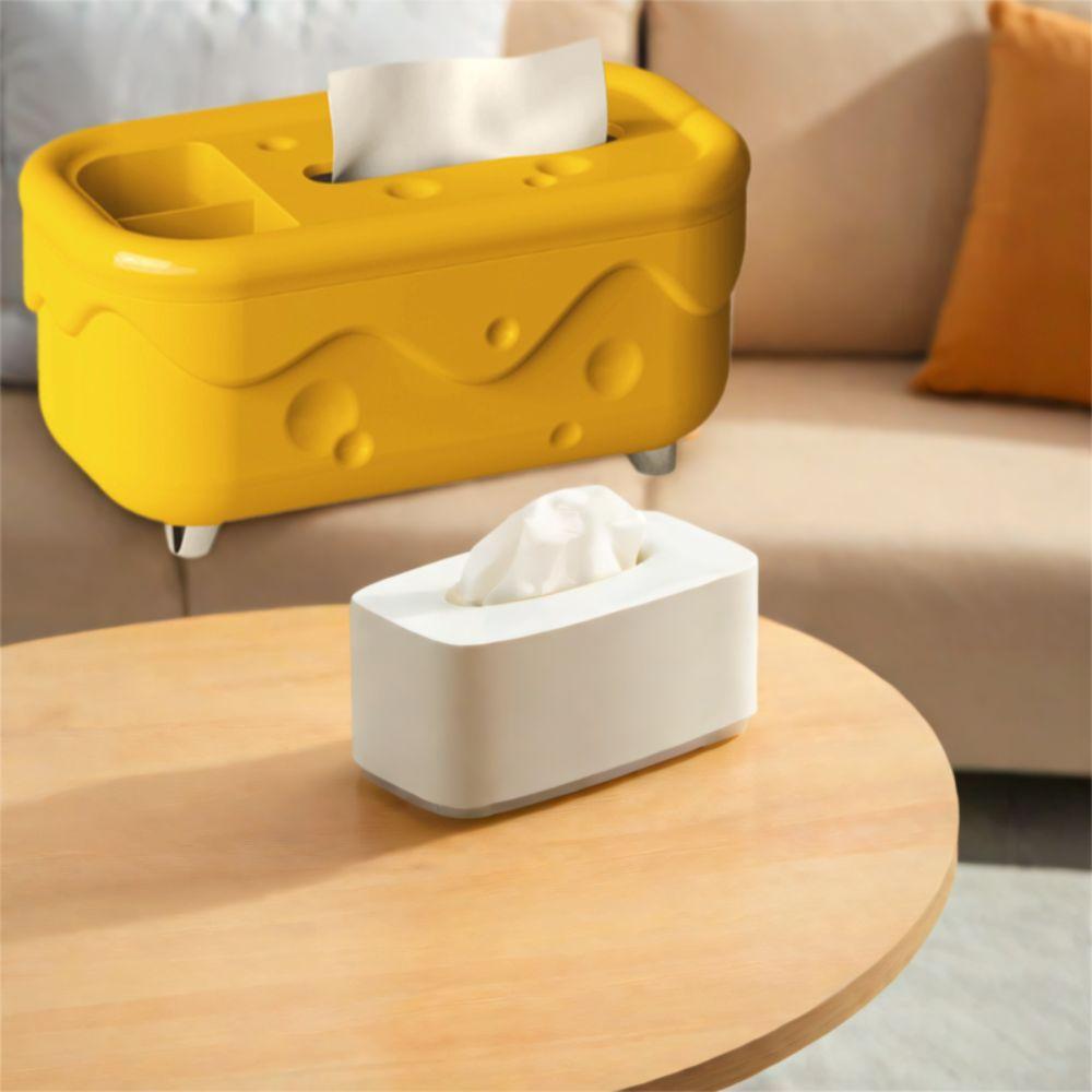 Stylish Tissue Holder Kawaii Paper Storage Box Home Decoration Cheese Tissue Box  Bathroom