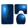 Gradual Change Pattern Toilet Floor Mat Three-Piece Bathroom Three-Piece Carpet Door Mat