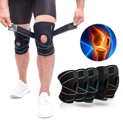 1/2Pcs Sport Knee Pads Guard Cycling Knee Brace Compression Springs Support Knee Protector Gym Mtb Arthritis Work Knee