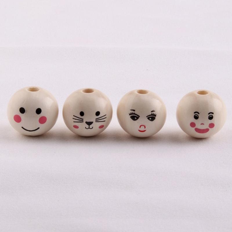 10 Pack Handcrafted Beads Wood Loose Beads Natural Wood Beads Wood Material Beading Supply Perfect for DIY Crafts Gifts